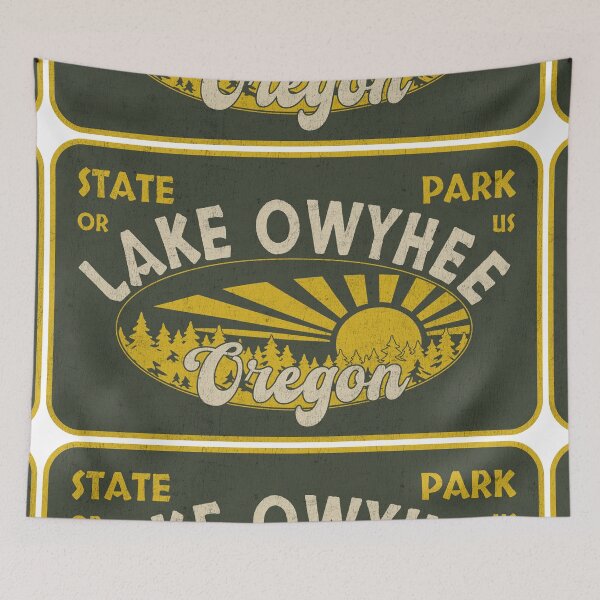 Item preview, Lake Owyhee State Park, Oregon, badge design designed and sold by Wanderful-roads.