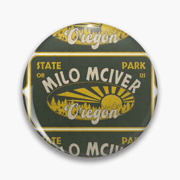 Item preview, Milo McIver State Park, Oregon, badge design designed and sold by Wanderful-roads.