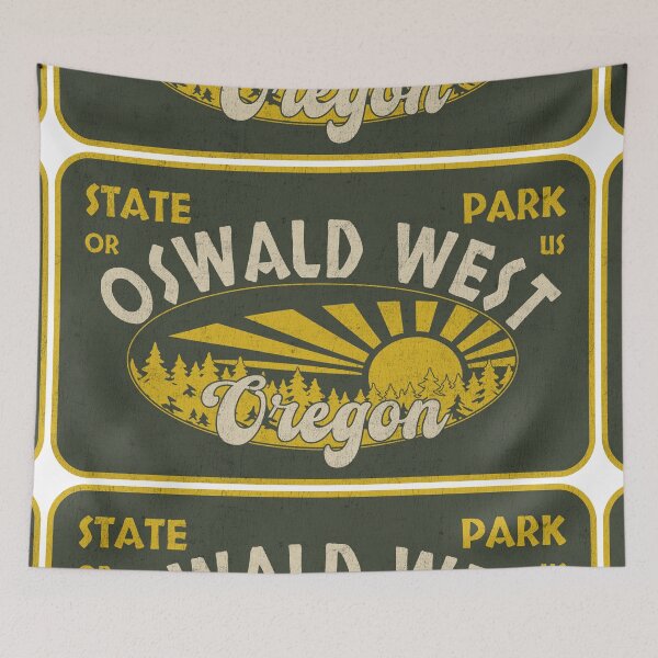Item preview, Oswald West State Park, Oregon, badge design designed and sold by Wanderful-roads.