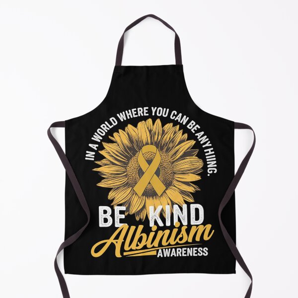 Item preview, Be Kind Albinism Awareness Warrior Sunflower Yellow Ribbo designed and sold by RonnasJackson.
