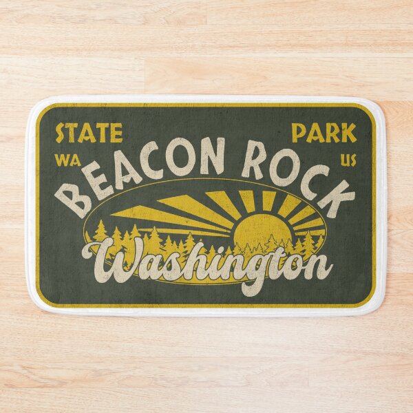 Item preview, Beacon Rock State Park, Washington, badge design designed and sold by Wanderful-roads.