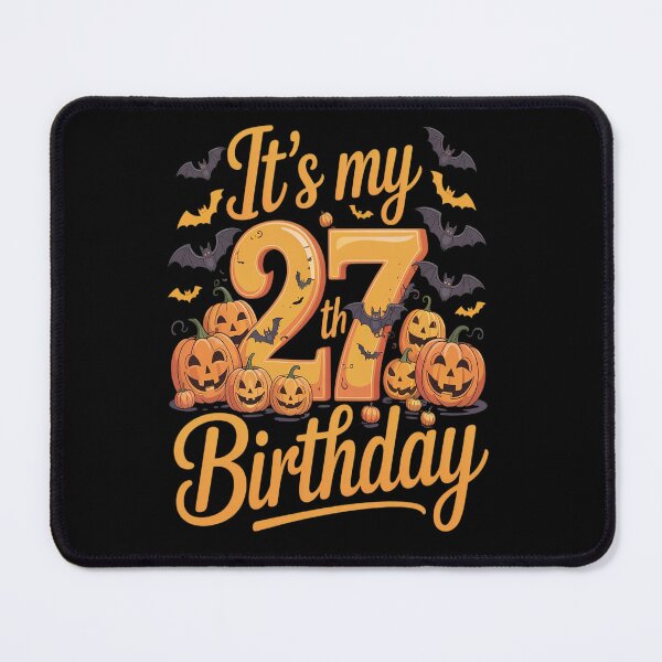 Item preview, Boo It's My 27th Birthday Halloween Pumpkin 27 Years Old designed and sold by RonnasJackson.