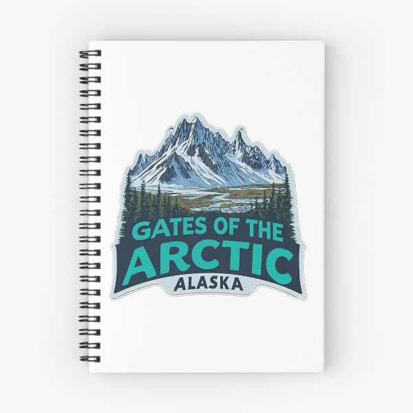 Item preview,  Gates of the Arctic Alaska Remote Mountain Wilderness National Park Sticker designed and sold by Blurbean.