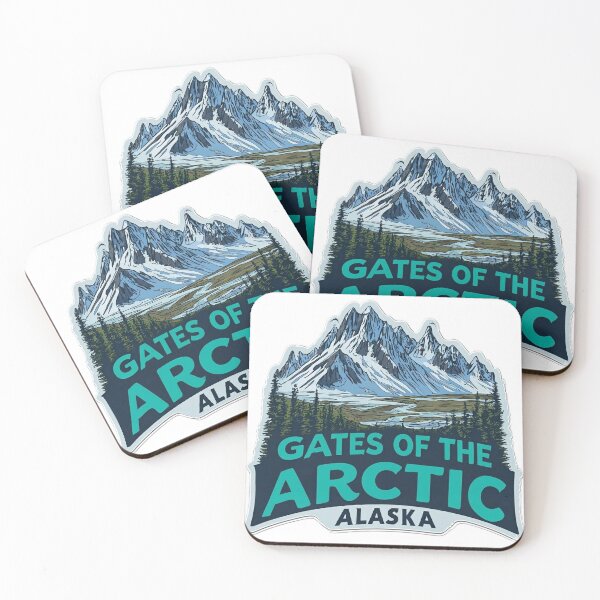 Item preview,  Gates of the Arctic Alaska Remote Mountain Wilderness National Park Sticker designed and sold by Blurbean.