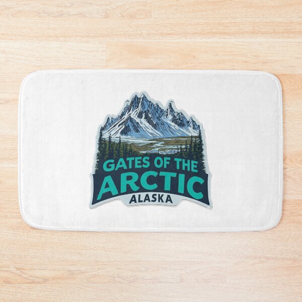 Item preview,  Gates of the Arctic Alaska Remote Mountain Wilderness National Park Sticker designed and sold by Blurbean.