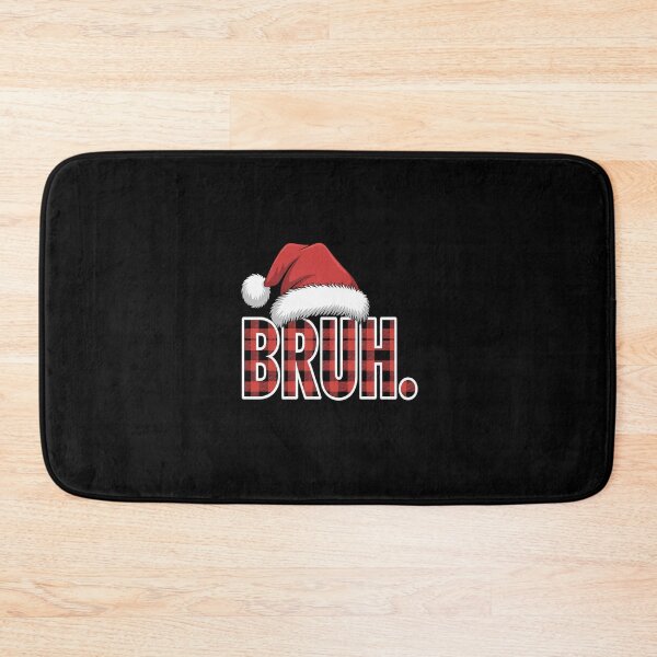 Item preview, Bruh Christmas Plaid Santa Hat Holiday Humor Xmas designed and sold by RonnasJackson.