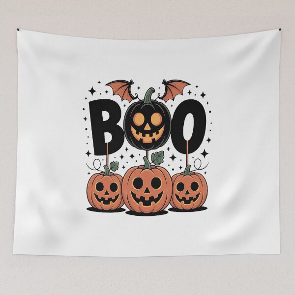 Item preview, Boo Pumpkin Halloween Happy Boy Holiday designed and sold by RonnasJackson.