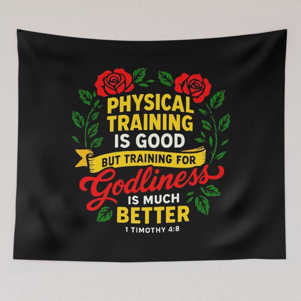 Item preview, 1 Timothy 4:8 Training For Godliness Is Much Better designed and sold by plushism.