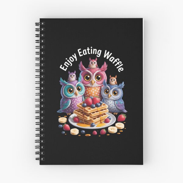 Item preview, Owl Waffle Eating Family Breakfast designed and sold by VENOM0RIOT.