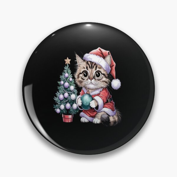 Item preview, Cat merry christmas santa happy designed and sold by RonnasJackson.