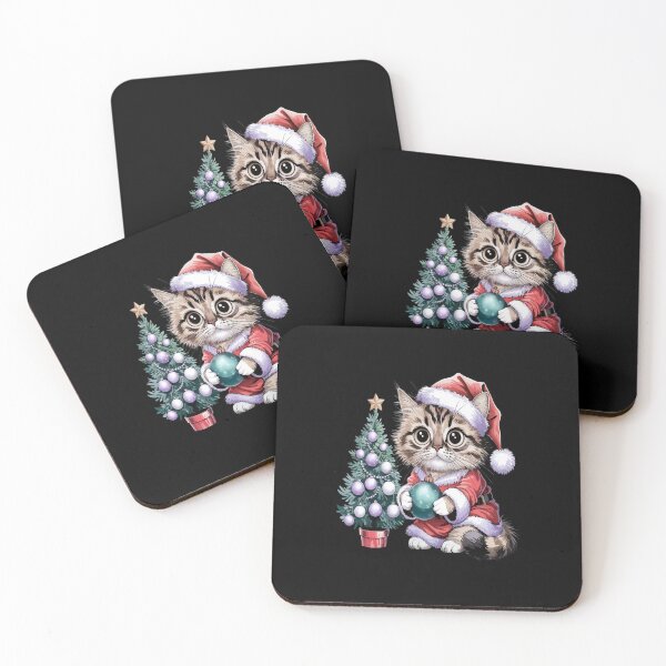 Item preview, Cat merry christmas santa happy designed and sold by RonnasJackson.