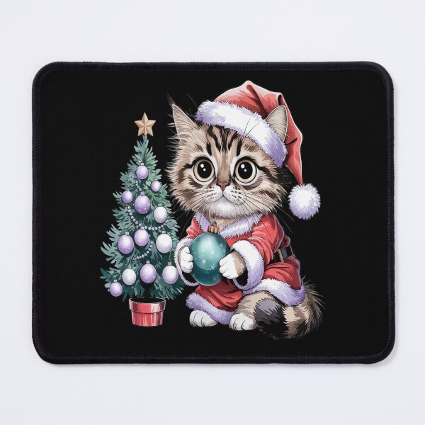 Item preview, Cat merry christmas santa happy designed and sold by RonnasJackson.