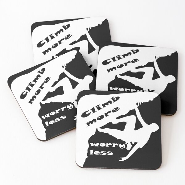 Item preview, climb more worry less designed and sold by climbing-tees.