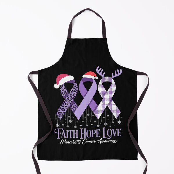 Item preview, faith hope love pancreatic cancer awareness christmas designed and sold by RonnasJackson.