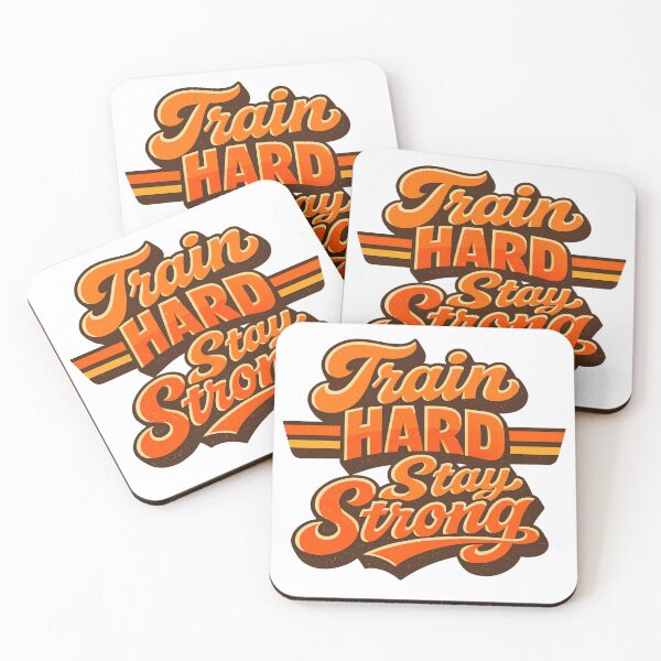 Item preview, Train Hard Stay Strong Gym Motivation Fitness designed and sold by athenaVart.