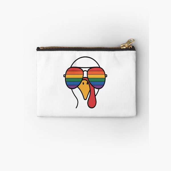 Item preview, Gay Turkey Face LGBT Thanksgiving Rainbow Pride Flag Cute designed and sold by RonnasJackson.