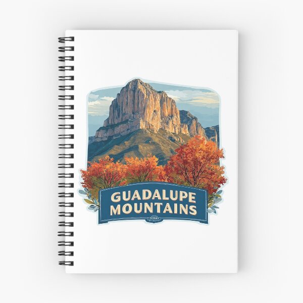 Item preview, Guadalupe Mountains Texas El Capitan Fall Foliage National Park Sticker designed and sold by Blurbean.