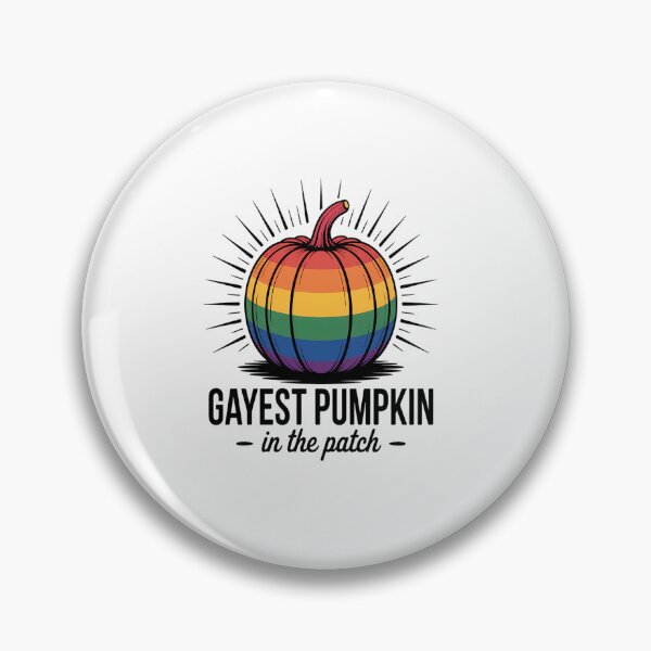 Item preview, Gayest Pumpkin In The Patch  Happy Harvest Gay Pumpkin designed and sold by RonnasJackson.