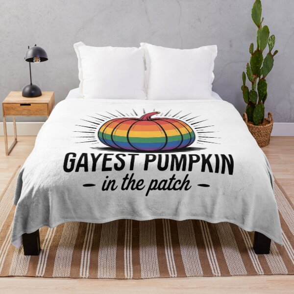 Item preview, Gayest Pumpkin In The Patch  Happy Harvest Gay Pumpkin designed and sold by RonnasJackson.