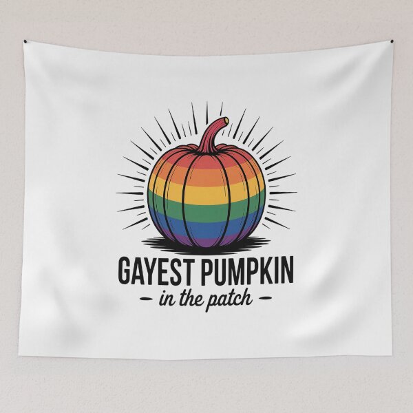 Item preview, Gayest Pumpkin In The Patch  Happy Harvest Gay Pumpkin designed and sold by RonnasJackson.
