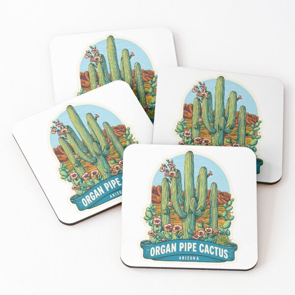 Item preview, Organ Pipe Cactus Arizona Blooming Desert Wildflower National   Monument Sticker designed and sold by Blurbean.