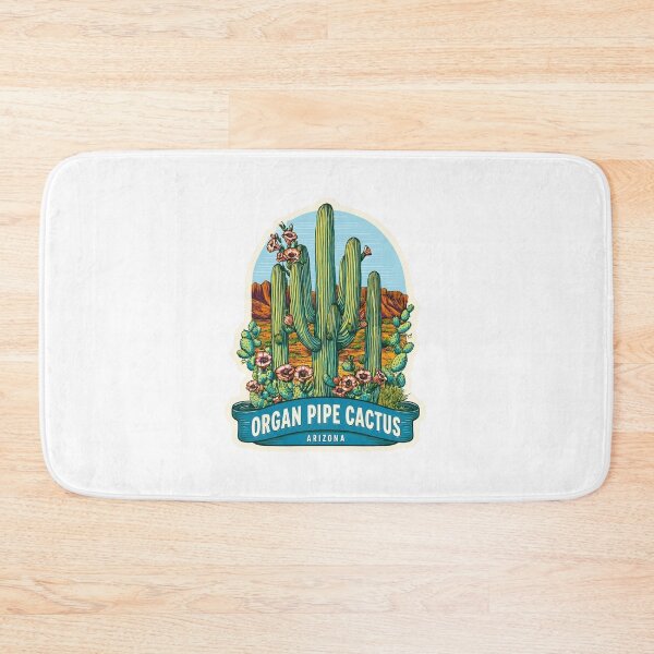Item preview, Organ Pipe Cactus Arizona Blooming Desert Wildflower National   Monument Sticker designed and sold by Blurbean.