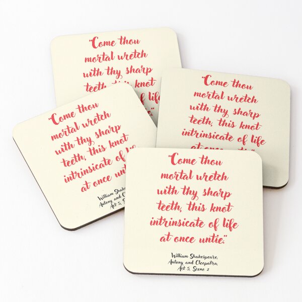 Item preview, Dope Shakespeare Quote from Antony and Cleopatra designed and sold by CharlottePlaceArt.