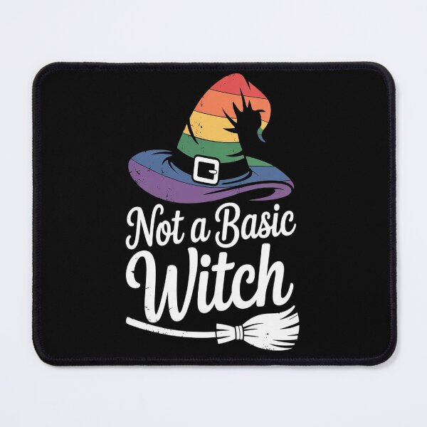 Item preview, Rainbow Pride Witch Hat Not A Basic LGBT designed and sold by RonnasJackson.