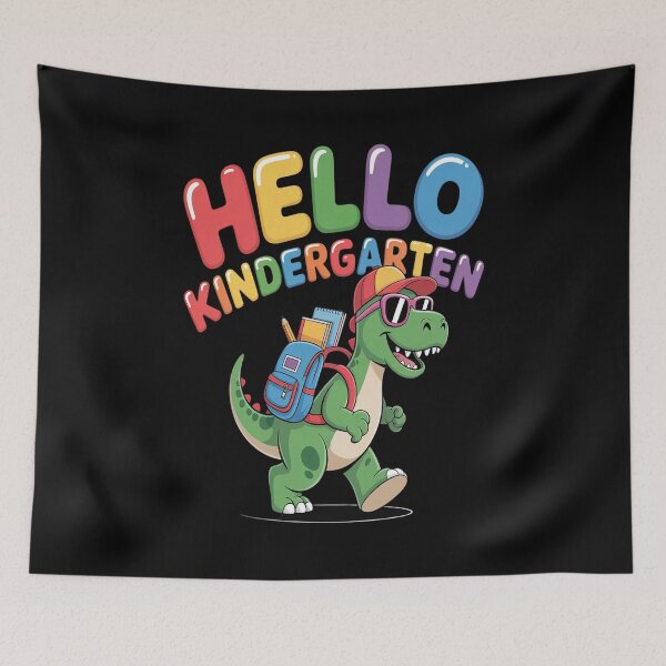 Item preview, school friends smiling hello kindergarten designed and sold by RonnasJackson.