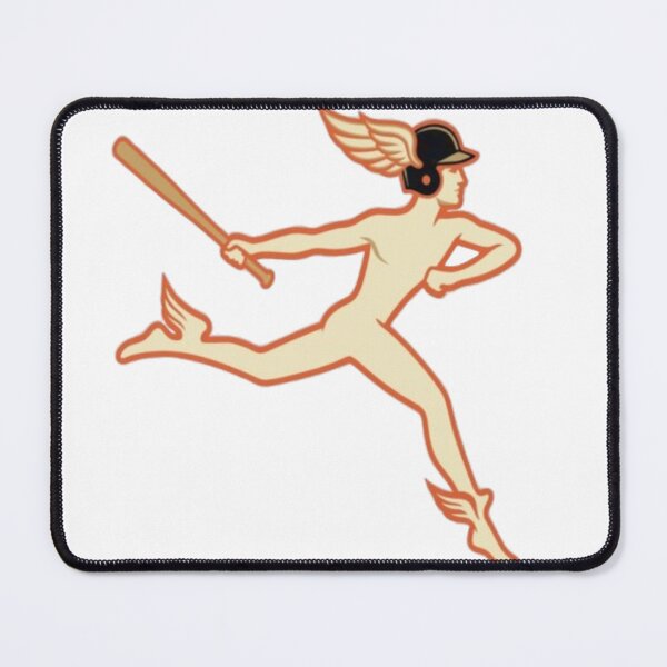 Item preview, SF Giants Mercury Man_cream and orange designed and sold by JJJaunty.