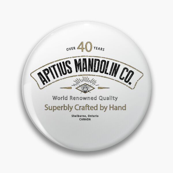 Item preview, Apitius Mandolins Logo in Black designed and sold by ApitiusMandos.