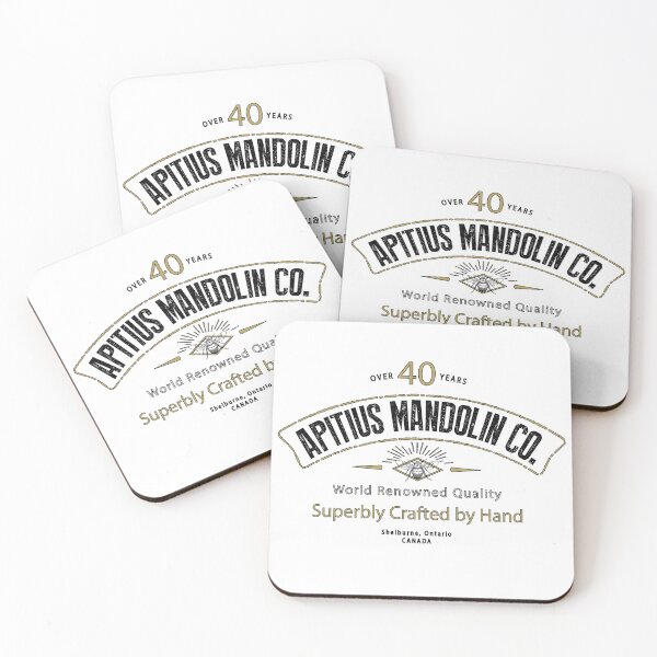 Item preview, Apitius Mandolins Logo in Black designed and sold by ApitiusMandos.