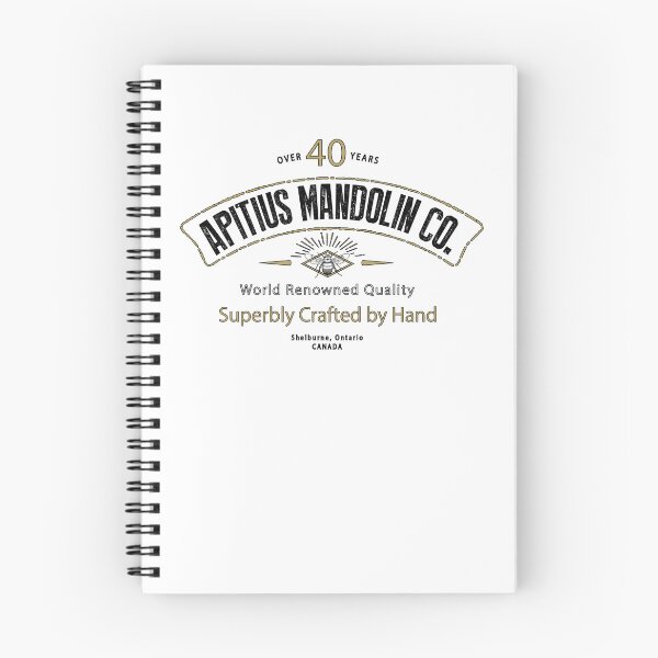 Item preview, Apitius Mandolins Logo in Black designed and sold by ApitiusMandos.