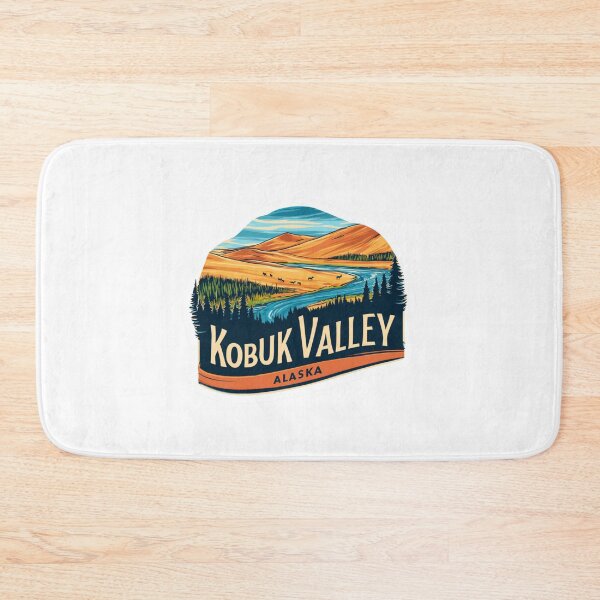 Item preview, Kobuk Valley Alaska Sand Dunes Arctic River National Park Sticker designed and sold by Blurbean.