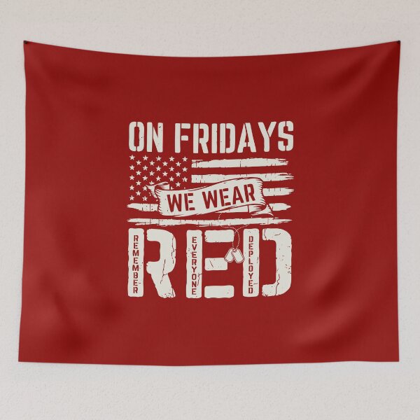 Item preview, Military R.E.D Friday Remember Everyone Deployed US Flag On Fridays We Wear Red designed and sold by alenaz.