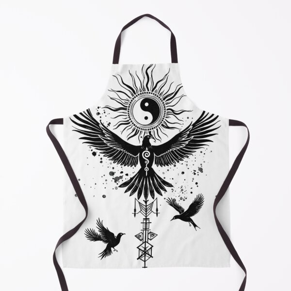 Item preview, Celestial Raven Yin Yang Mystical Totem designed and sold by Ossvio.