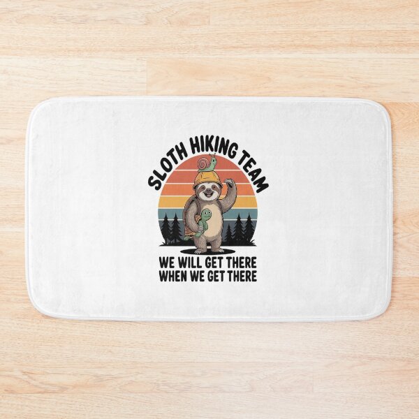 Item preview, Sloth Snail Turtle Hiking Team Fun designed and sold by RonnasJackson.