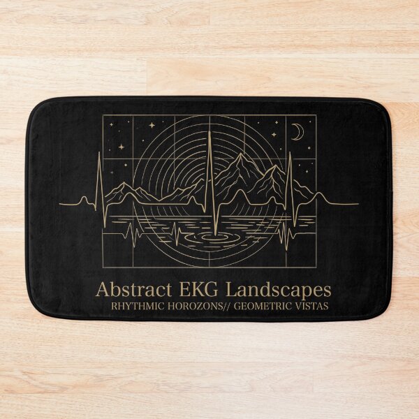 Item preview, Where Medicine Meets Mountains: EKG Landscape Art designed and sold by Senorona.