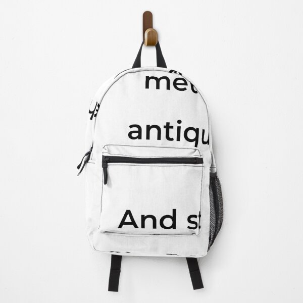 Item preview, "And stretched metre of an antique song:" - print black designed and sold by ariksworld.