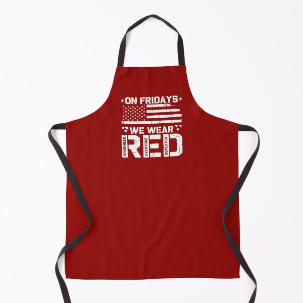 Item preview, On Friday We Wear Red American Flag Military Supportive US Army designed and sold by alenaz.