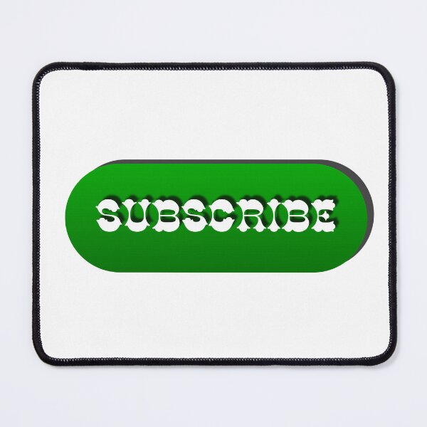 Item preview,  Decorative Green Subscribe Call-to-Action designed and sold by Creatby7030.