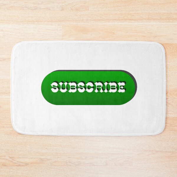 Item preview,  Decorative Green Subscribe Call-to-Action designed and sold by Creatby7030.