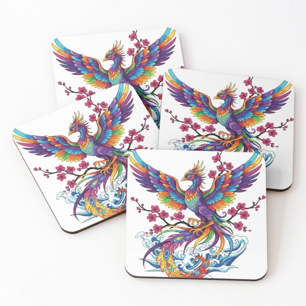 Item preview, Majestic Rainbow Phoenix Firebird designed and sold by Ossvio.