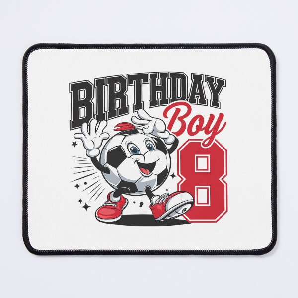Item preview, 8th Birthday Shirt For Boys Football Soccer Eight Year 8 Old designed and sold by BlassmausArt.