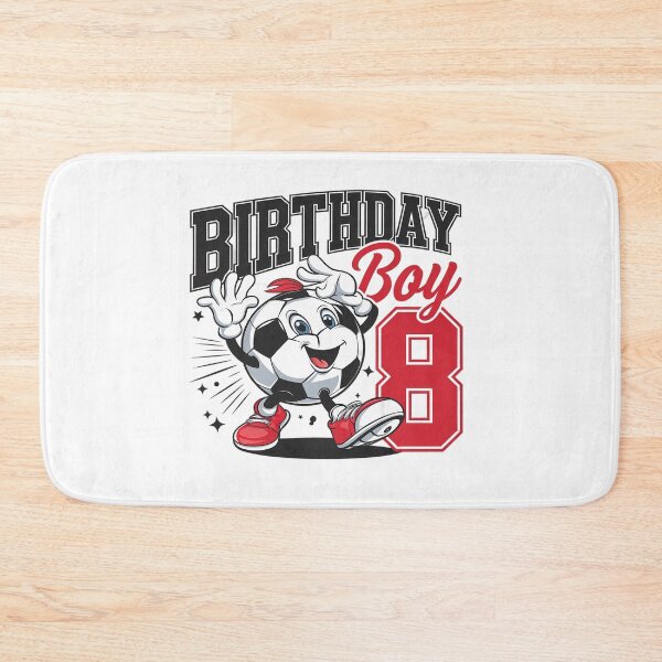 Item preview, 8th Birthday Shirt For Boys Football Soccer Eight Year 8 Old designed and sold by BlassmausArt.