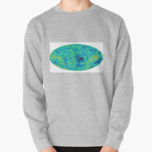 Cosmic microwave background. First detailed "baby picture" of the universe. #Cosmic, #microwave, #background, #First, #detailed, #baby, #picture, #universe Pullover Sweatshirt