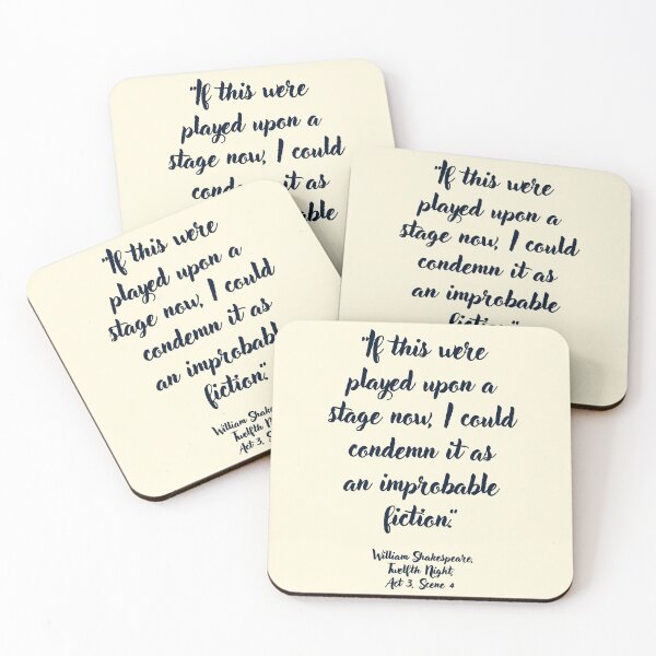 Item preview, Dope Shakespeare Quote from Twelfth Night designed and sold by CharlottePlaceArt.