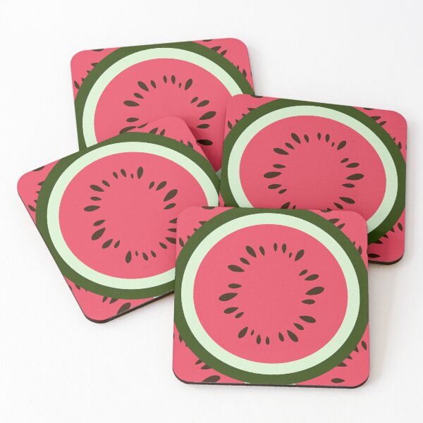 Item preview, Cute Summer Aesthetic Watermelon Seamless Pattern Design designed and sold by NadDot.