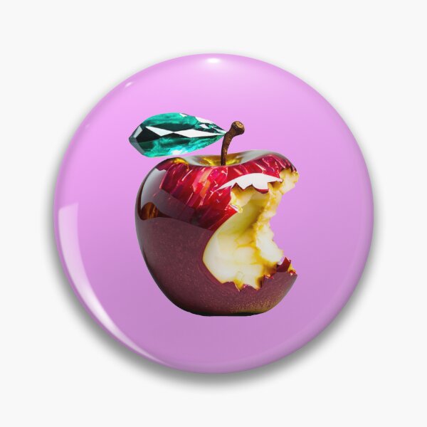 Item preview, The forbidden Fruit Now in 4K: Glassy Bitten Apple designed and sold by MiHijoDesign.