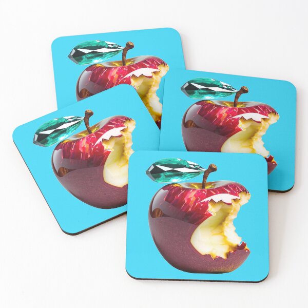 Item preview, The forbidden Fruit Now in 4K: Glassy Bitten Apple designed and sold by MiHijoDesign.